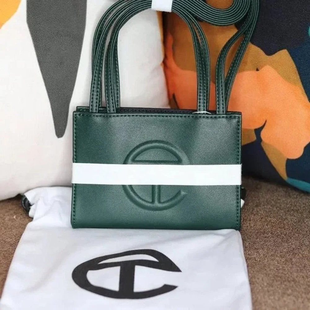 Telfar Green small Shopping bag Brand New